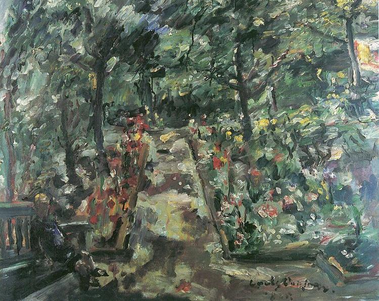 Lovis Corinth Garten in Berlin-Westend China oil painting art